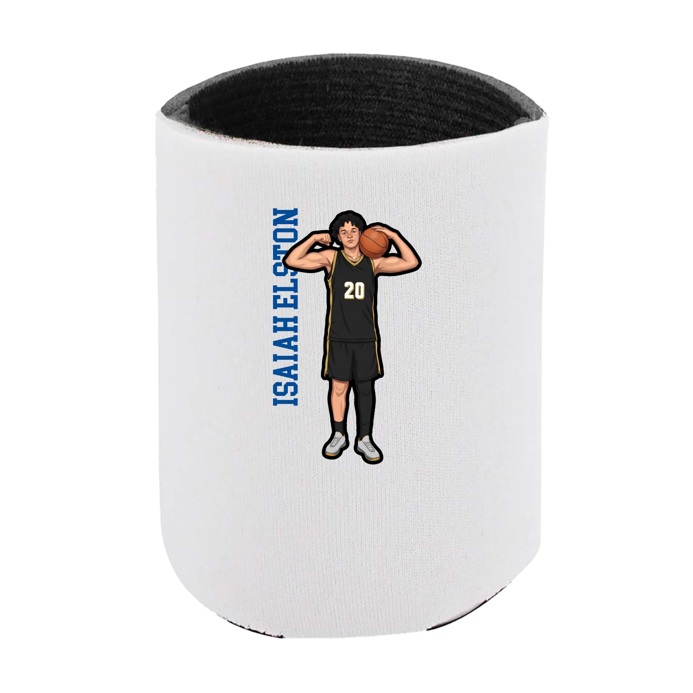 Can Holder — Name Vertical in White