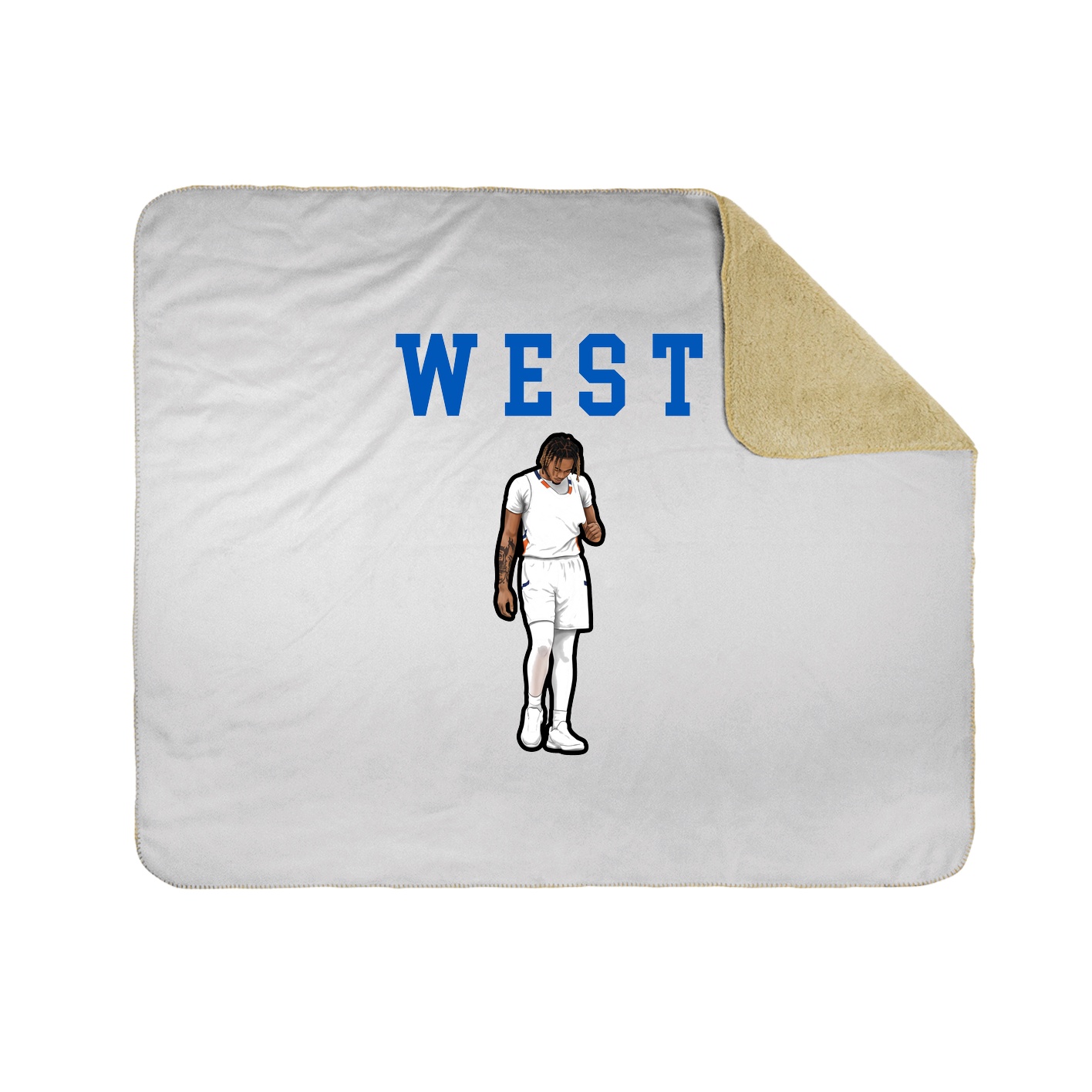 Throw Blanket — Shirsey in White