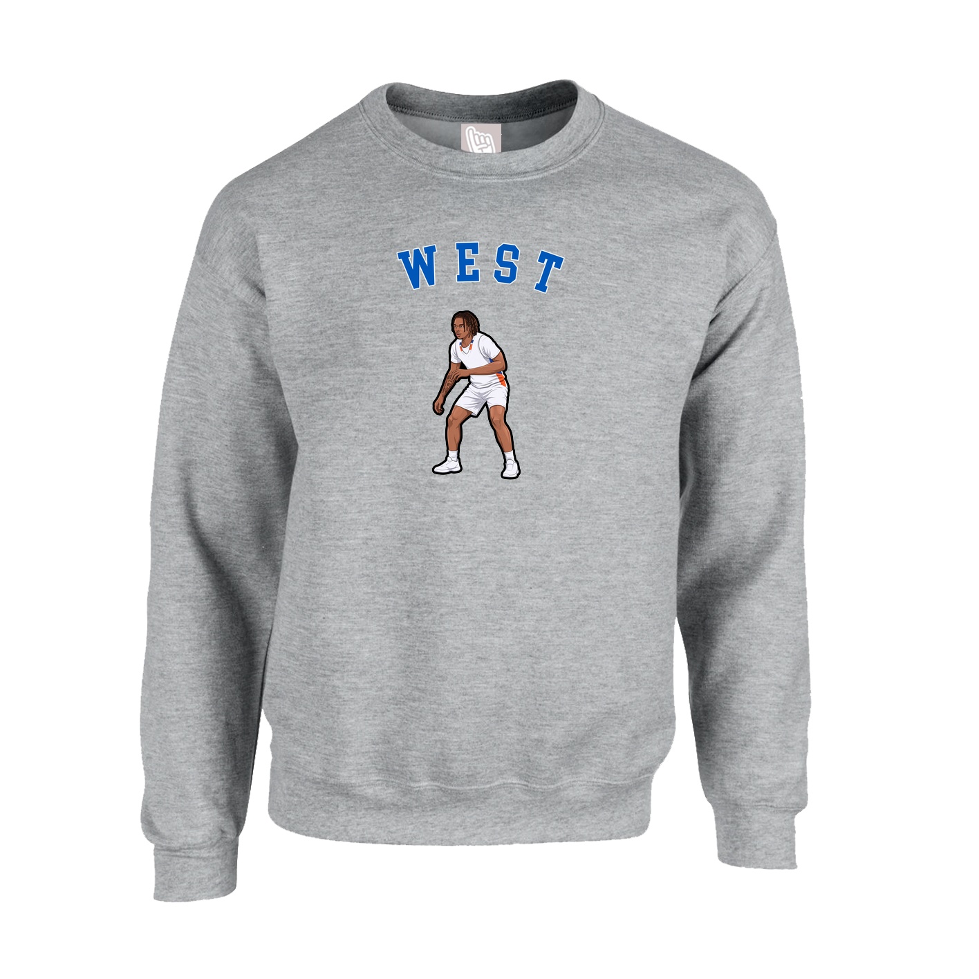 Fleece Crew — Shirsey Arch in Grey