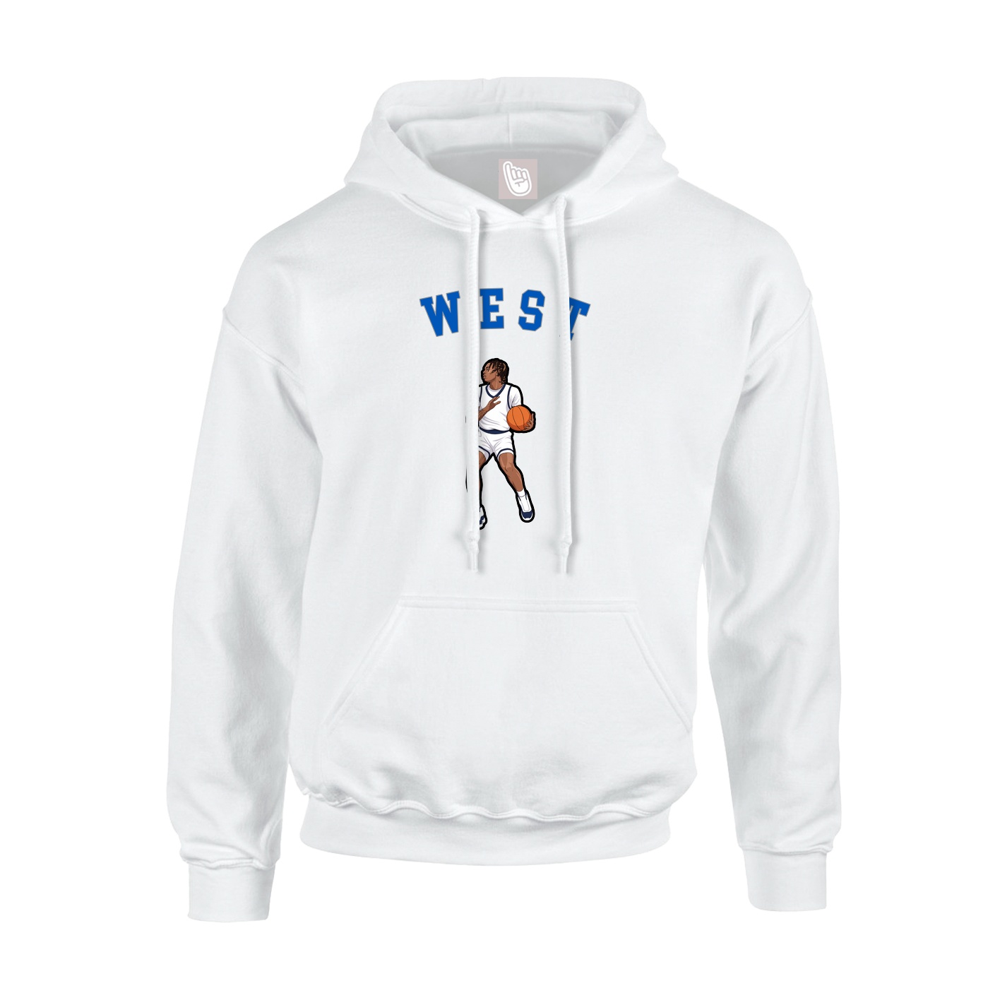 Hoodie — Shirsey Arch in White