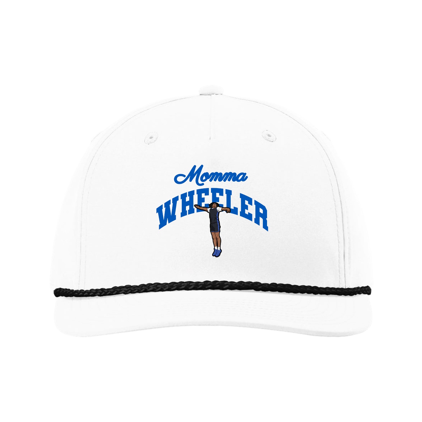 Five-Panel Classic Rope Cap — Mothers Day Arch in White