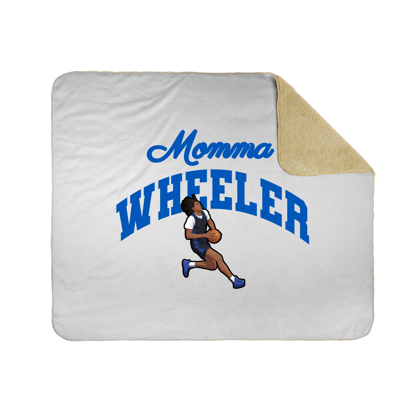 Throw Blanket — Mothers Day Arch in White