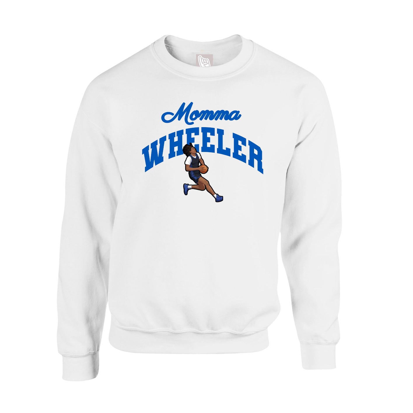 Fleece Crew — Mothers Day Arch in White