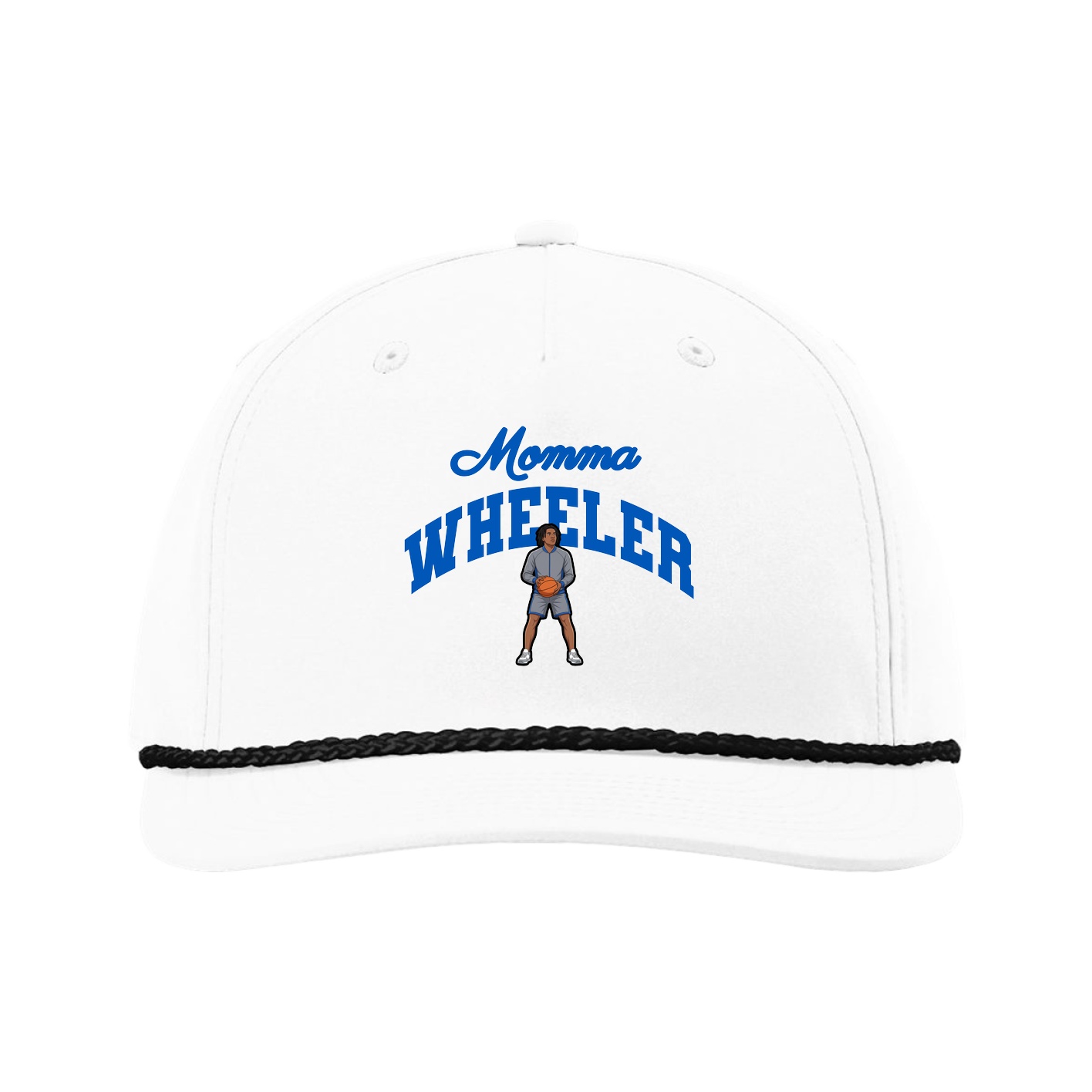 Five-Panel Classic Rope Cap — Mothers Day Arch in White