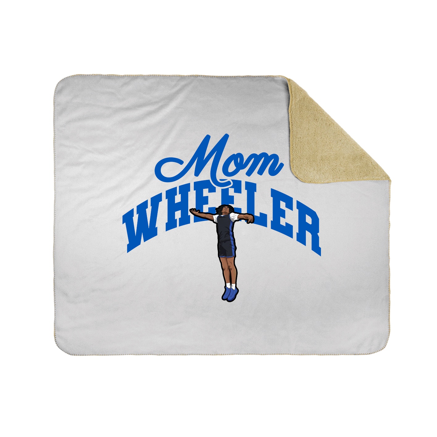 Throw Blanket — Mothers Day Arch in White