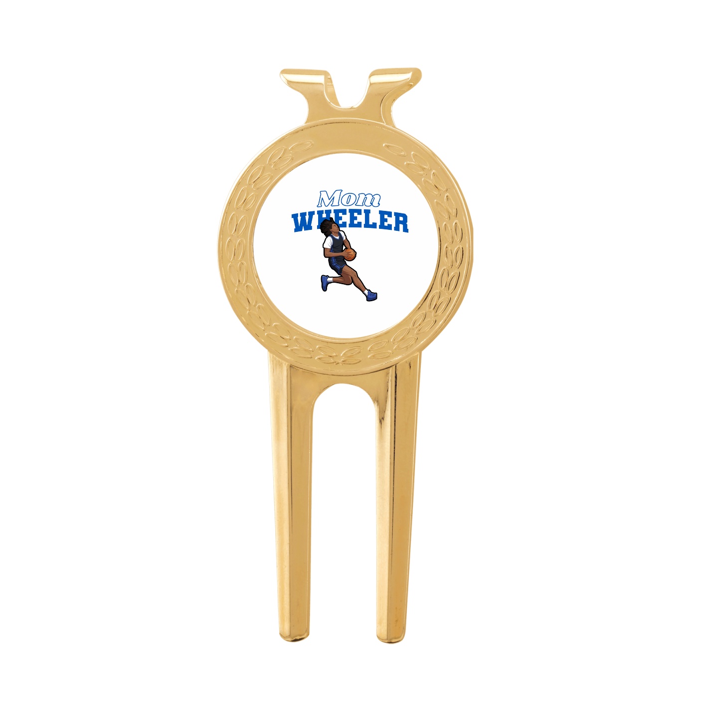 Divot Tool with Ball Marker — Mothers Day Block in Classic