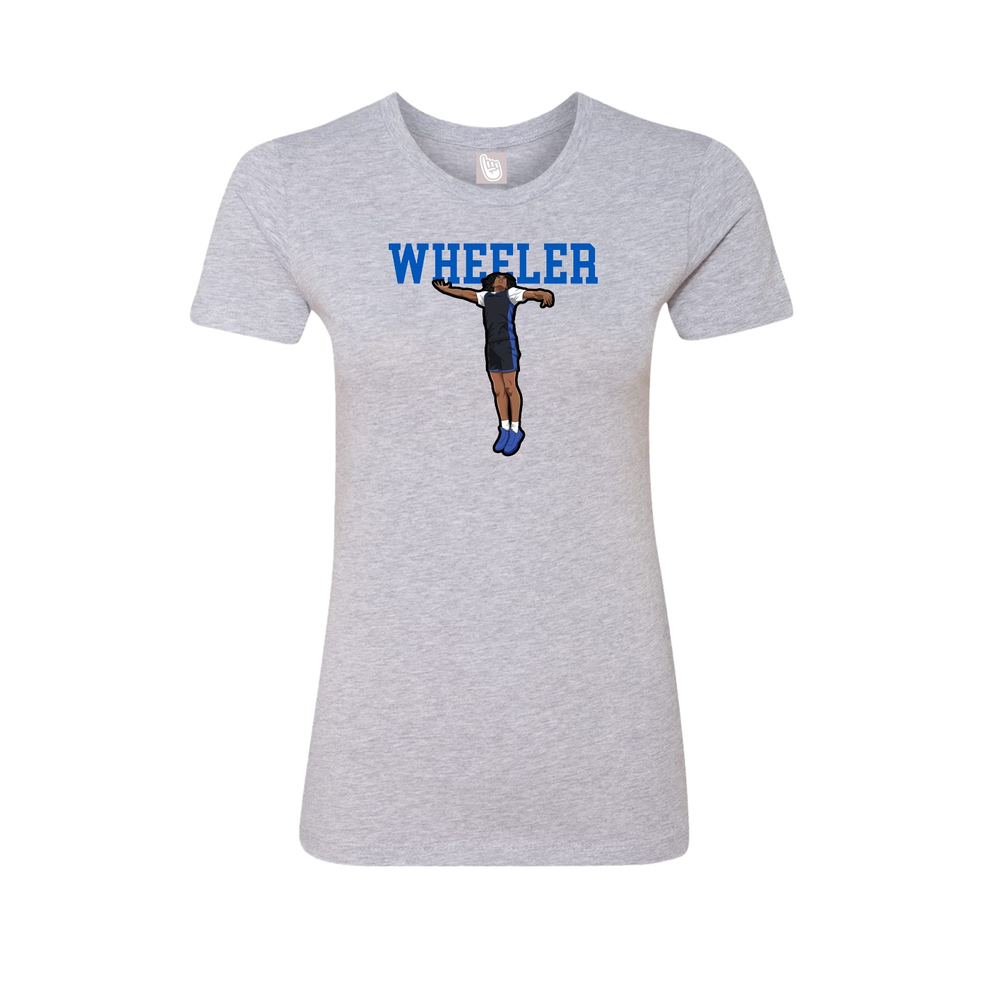 Fitted Women's Tee — Shirsey in Grey