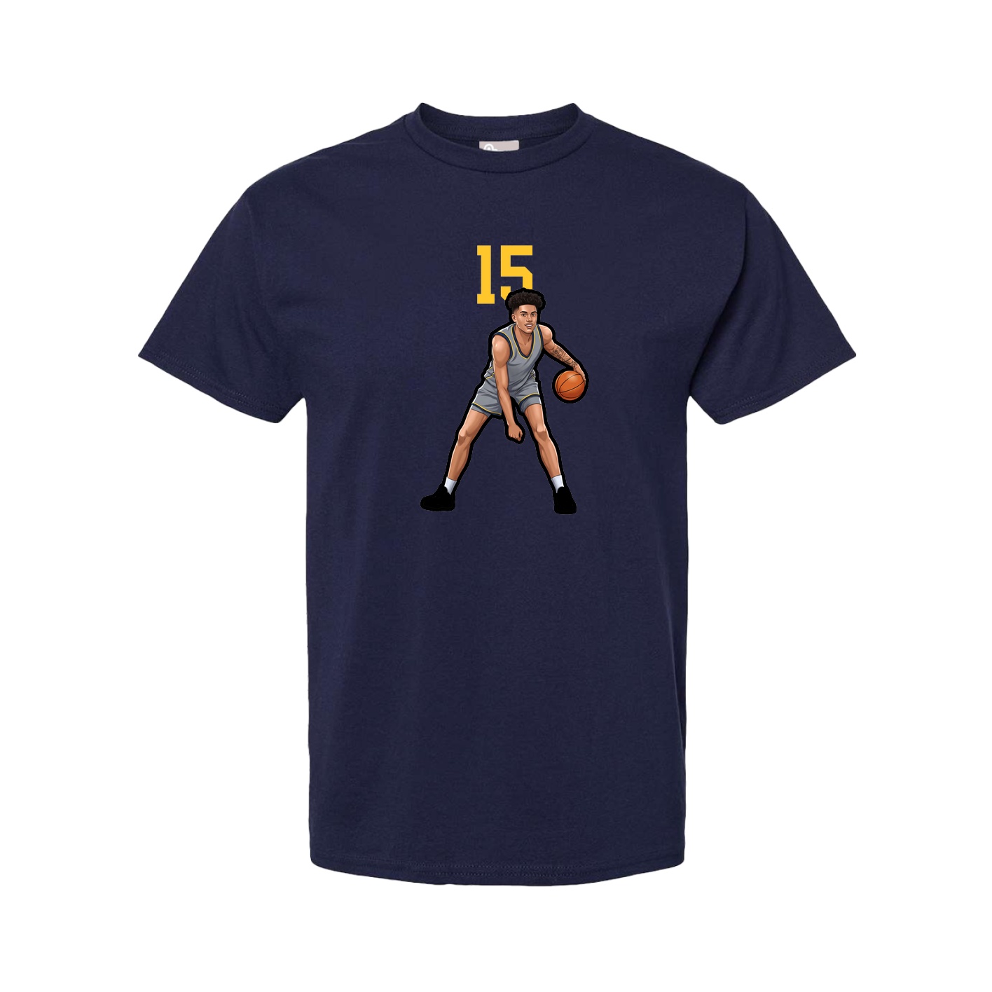 Tee — Number Top in Navy