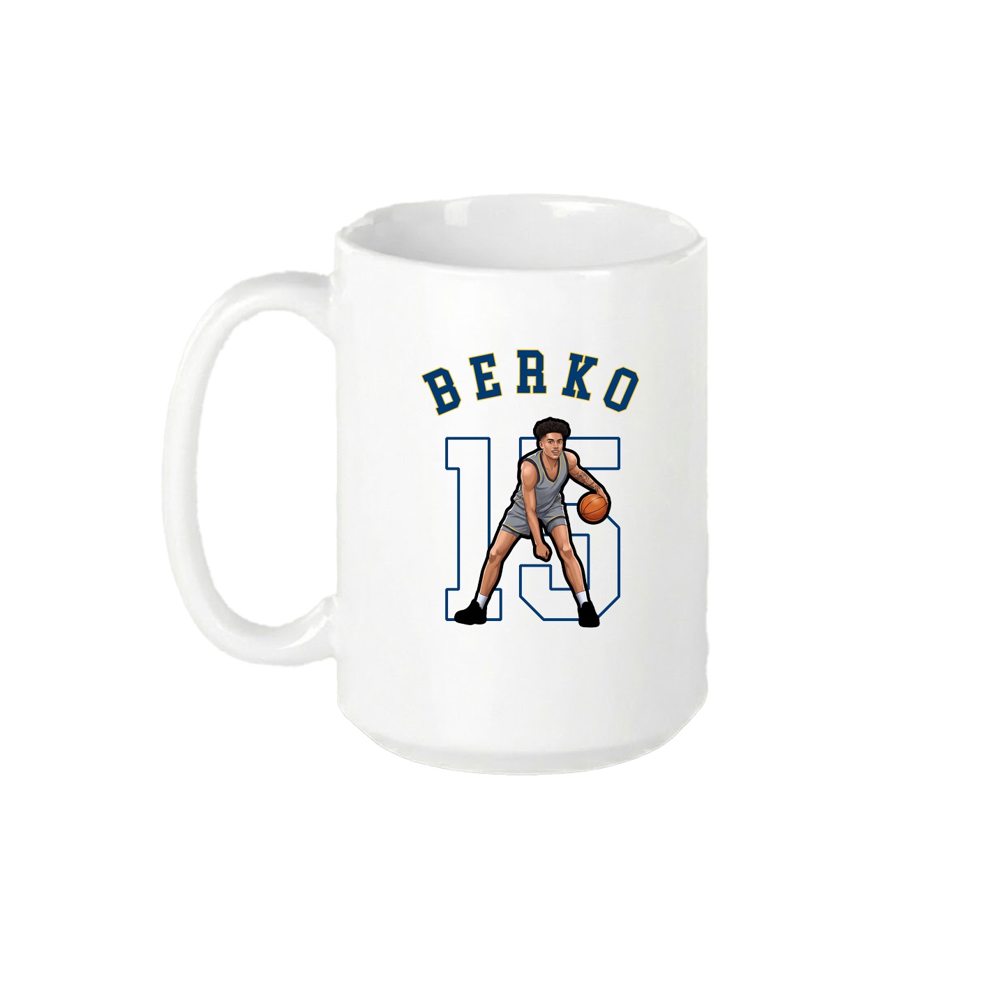 15oz Coffee Mug — Shirsey Arch in White