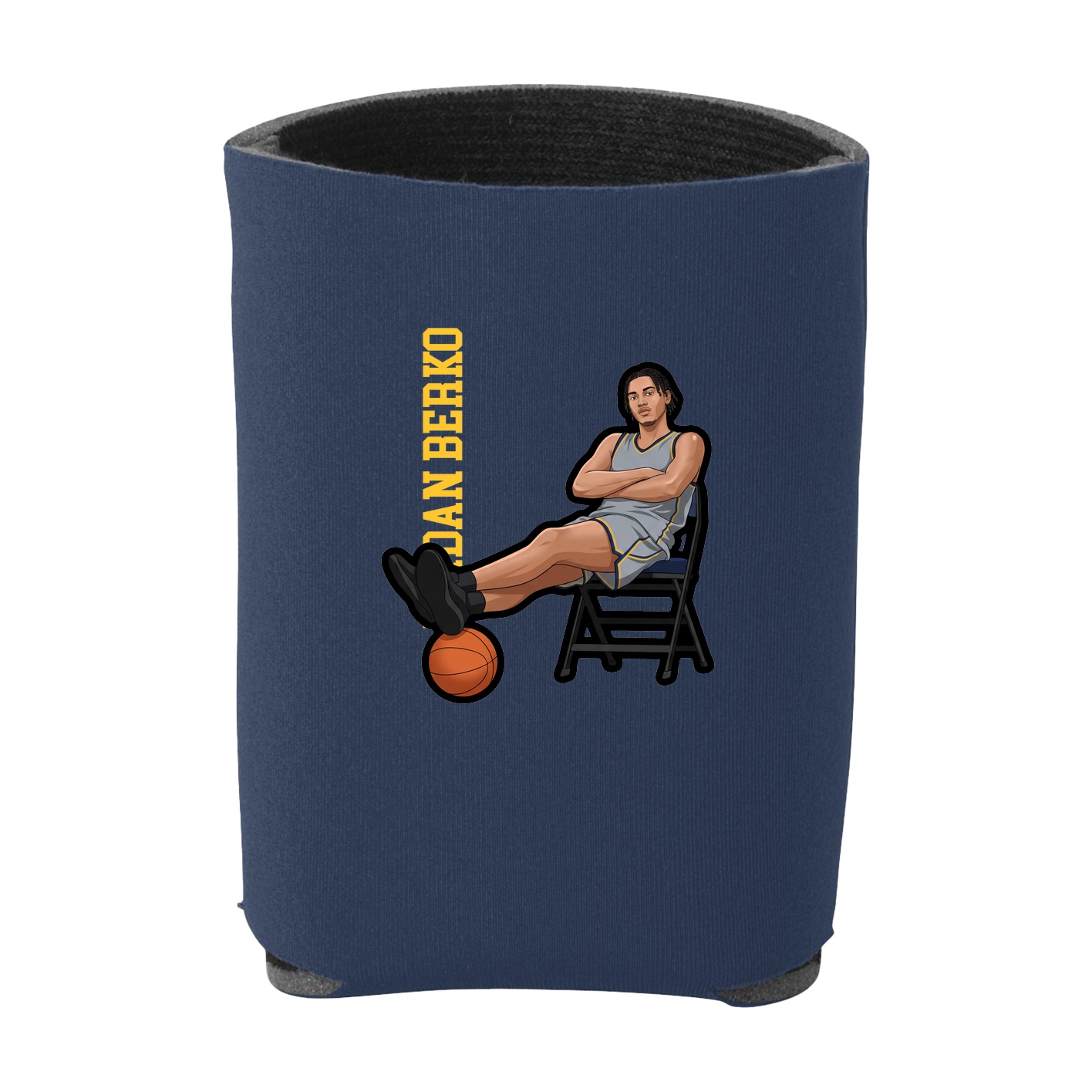 Can Holder — Name Vertical in Navy