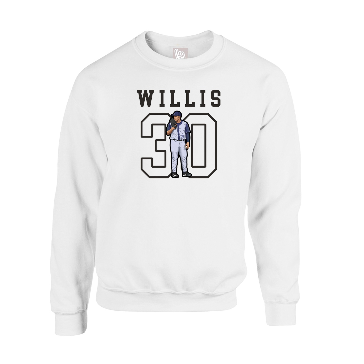 Fleece Crew — Shirsey in White