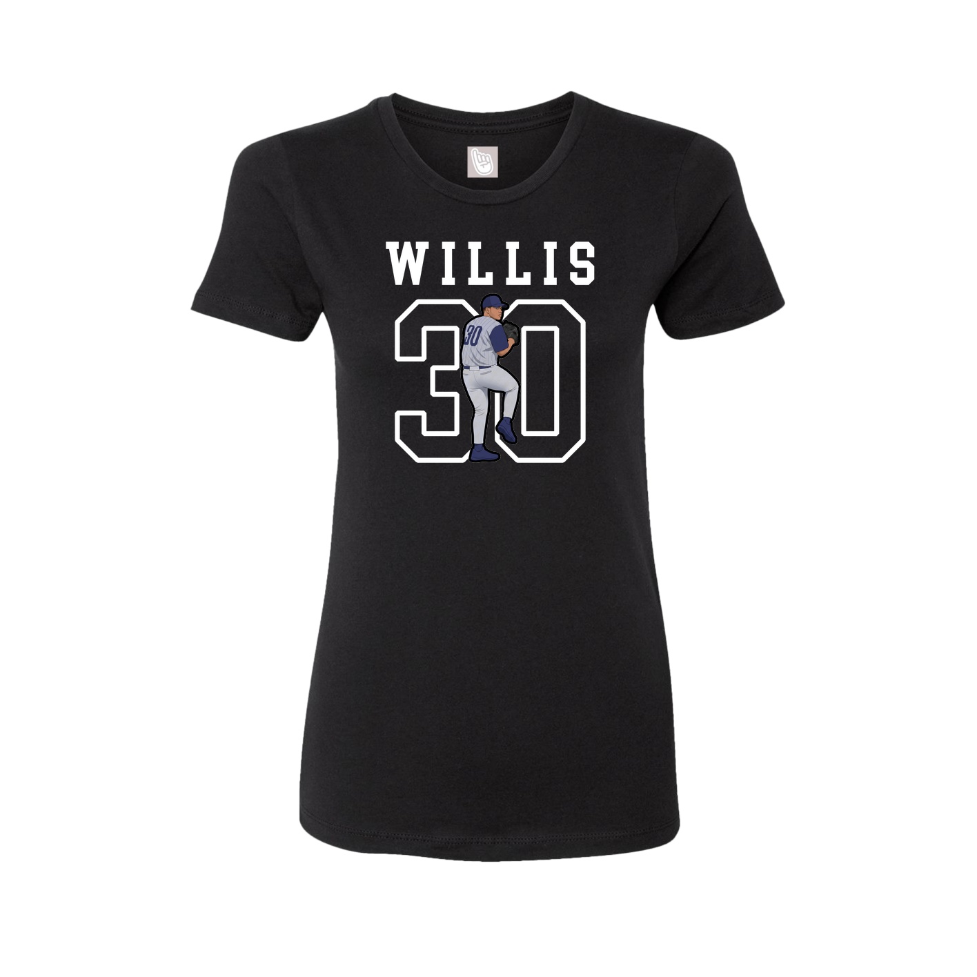 Fitted Women's Tee — Shirsey in Black