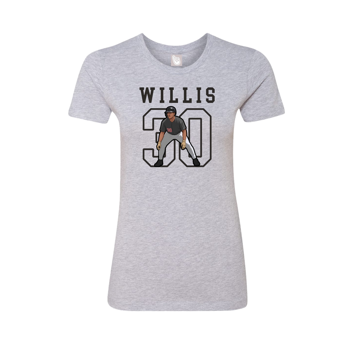 Fitted Women's Tee — Shirsey in Grey