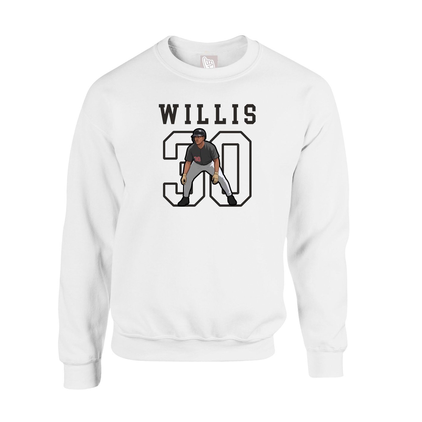 Fleece Crew — Shirsey in White