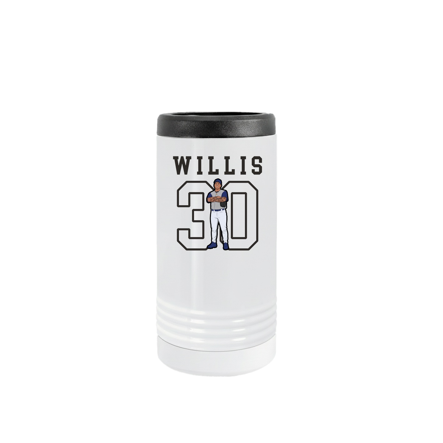 Slim Beverage Holder — Shirsey in White