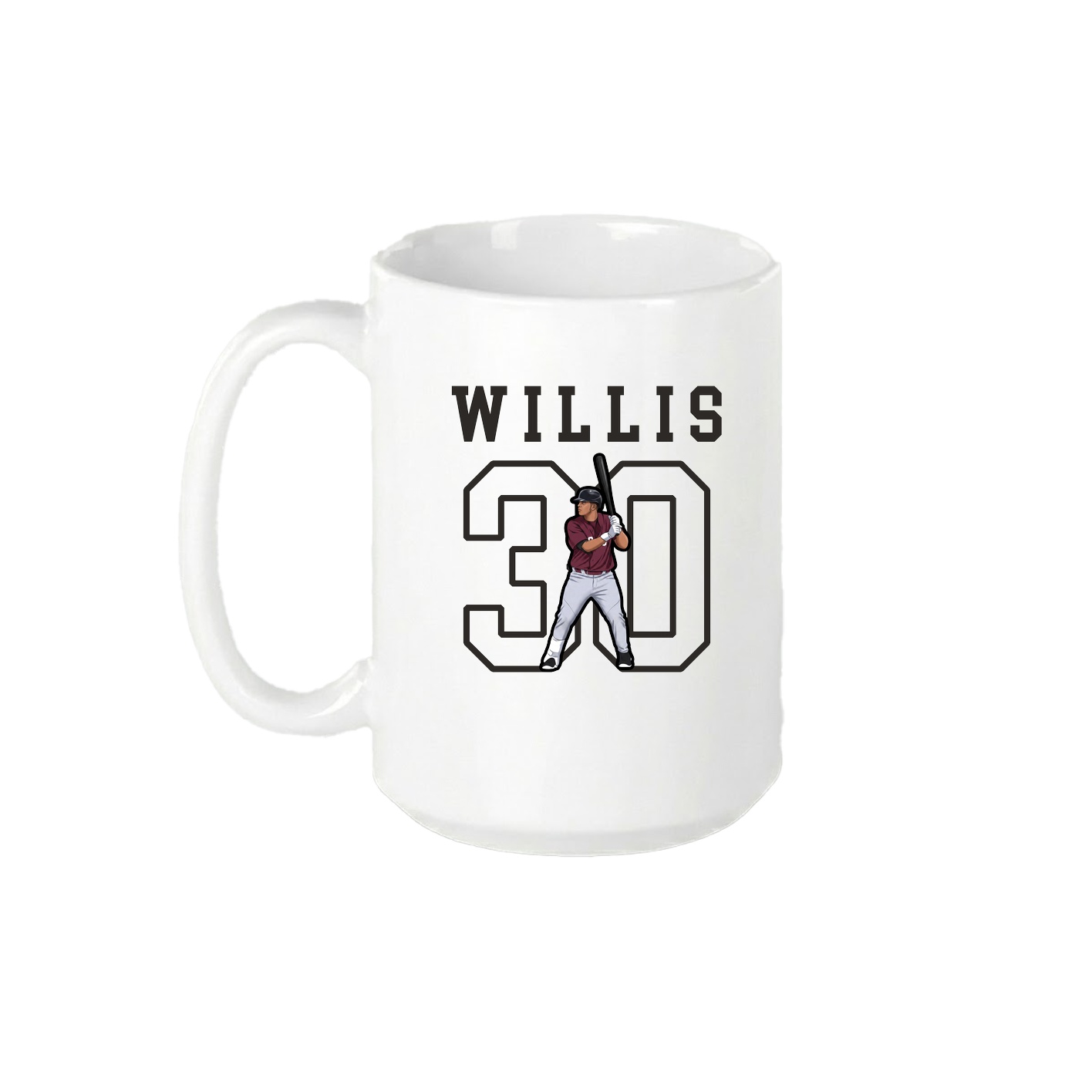 15oz Coffee Mug — Shirsey in White