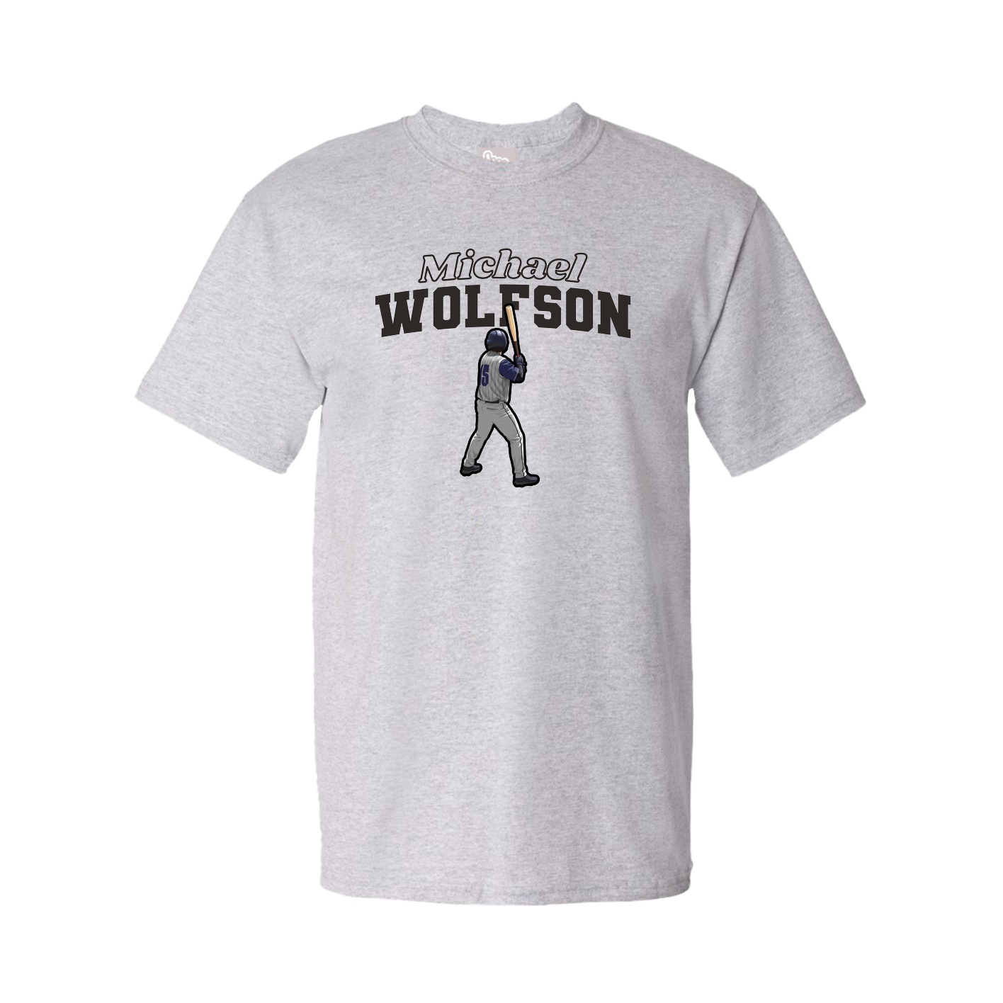 Tee — Name Arch in Grey