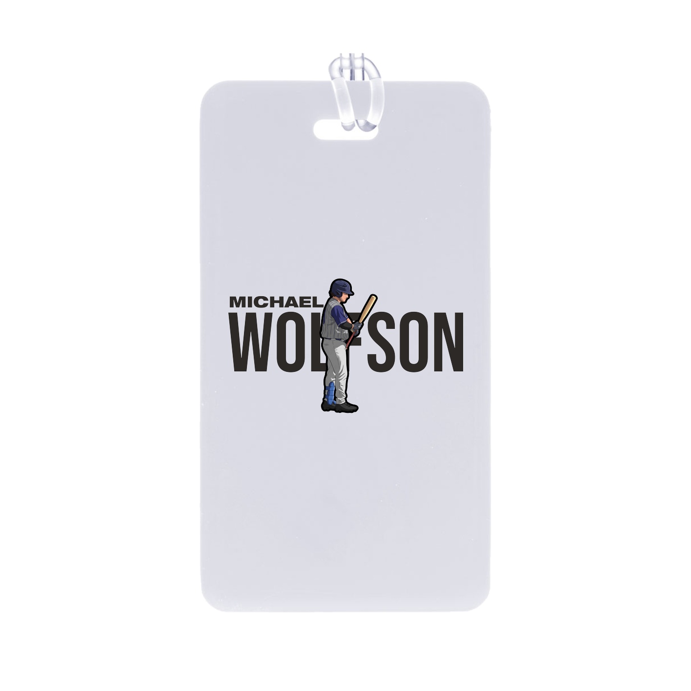 Bag Tag — Player Name in Classic