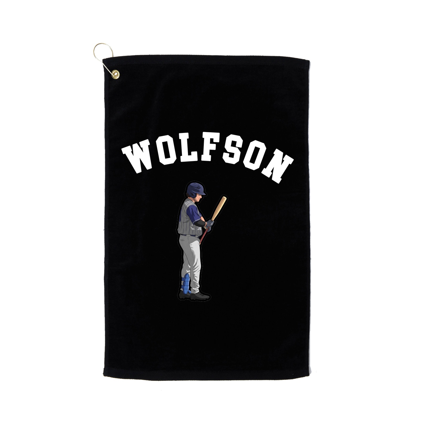 Golf Towel — Shirsey Arch in Black