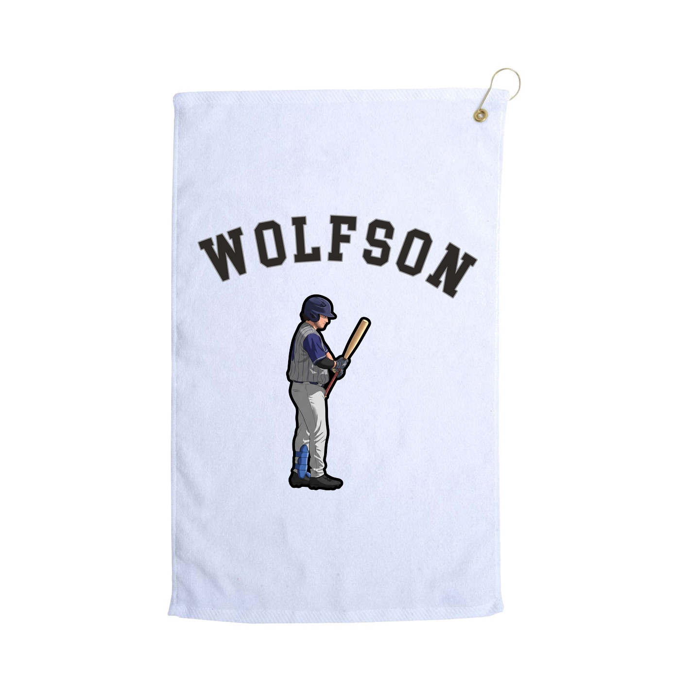 Golf Towel — Shirsey Arch in White