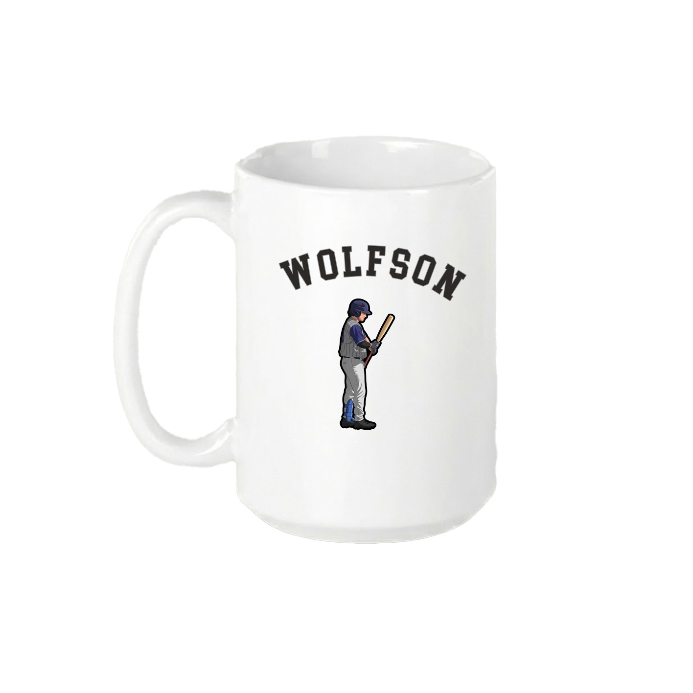 15oz Coffee Mug — Shirsey Arch in White