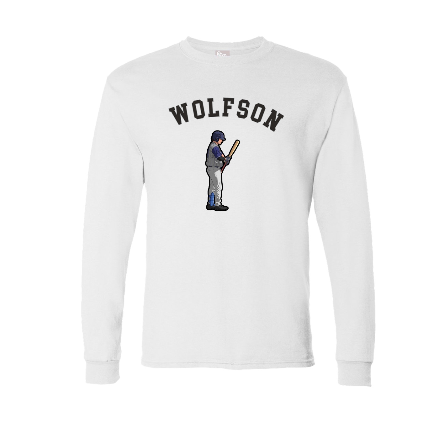 Long Sleeve Tee — Shirsey Arch in White