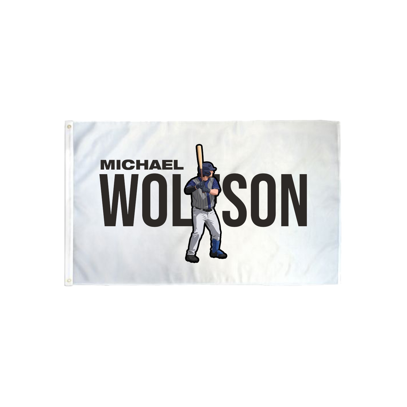 3x5 Flag — Player Name in Classic