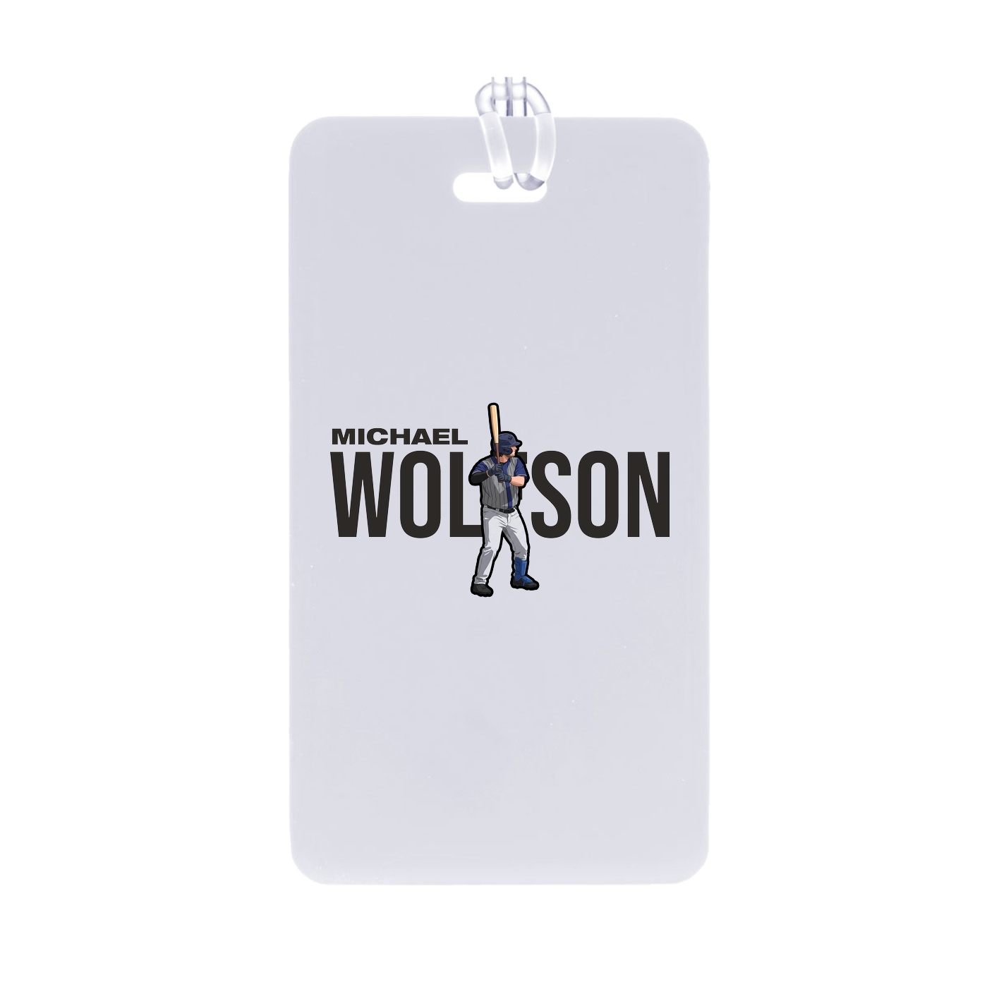 Bag Tag — Player Name in Classic