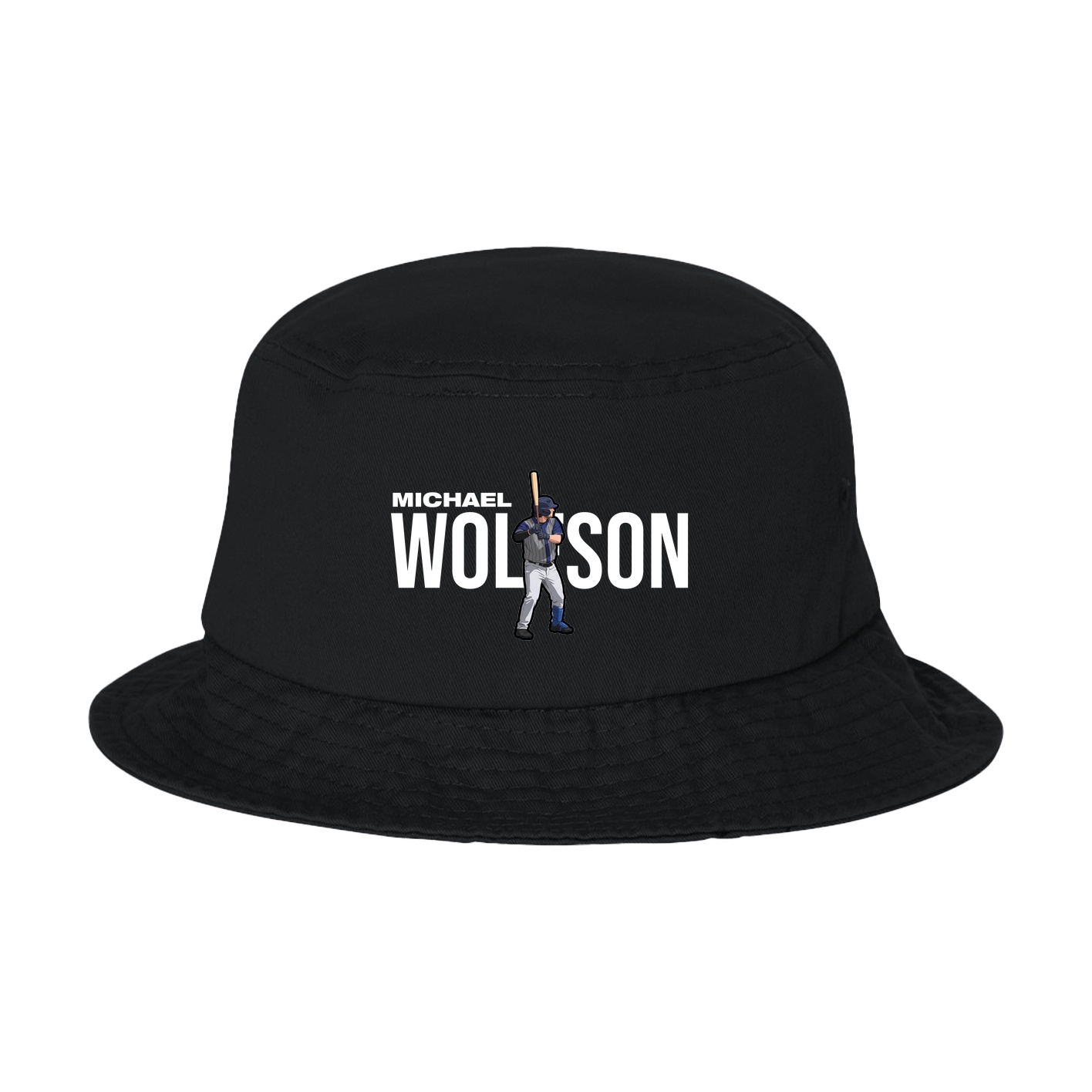 Bucket Cap — Player Name in Black