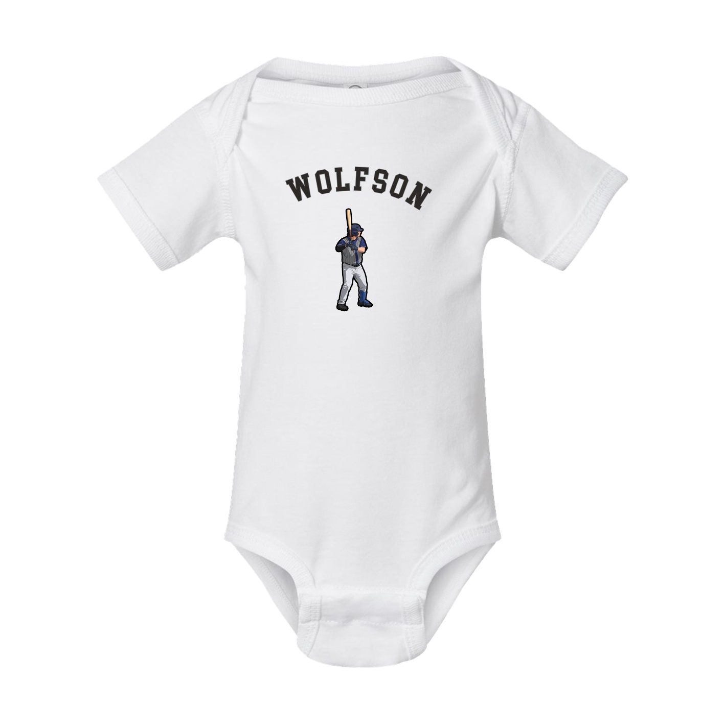 Baby Onesie — Shirsey Arch in White