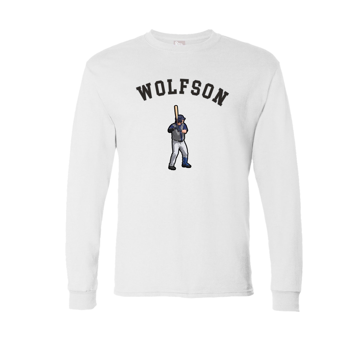 Long Sleeve Tee — Shirsey Arch in White