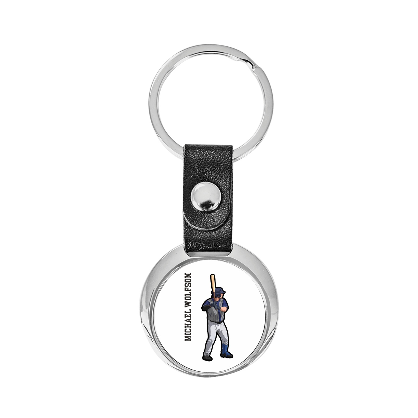 Key Chain — Name Vertical in Classic