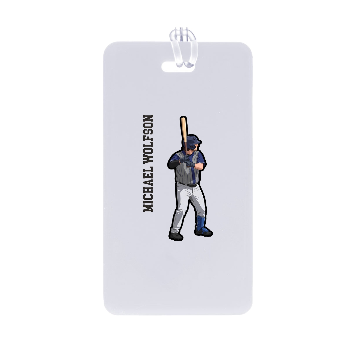 Bag Tag — Name Vertical in Classic