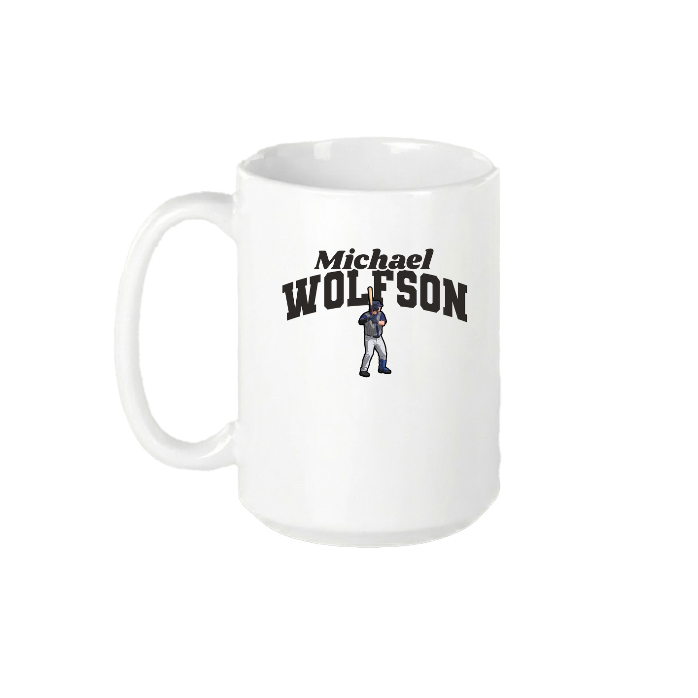 15oz Coffee Mug — Signature Arch in White