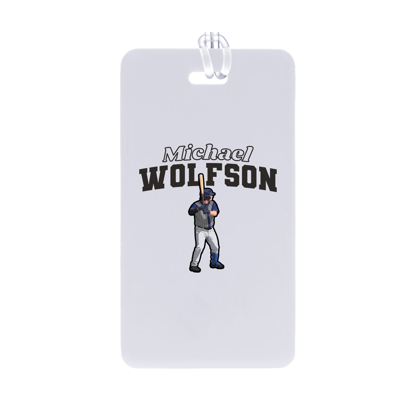 Bag Tag — Name Arch in Classic