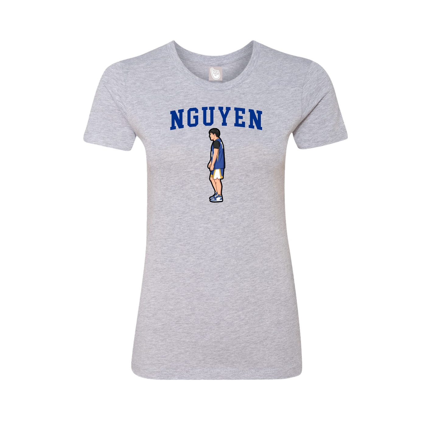 Fitted Women's Tee — Shirsey in Grey