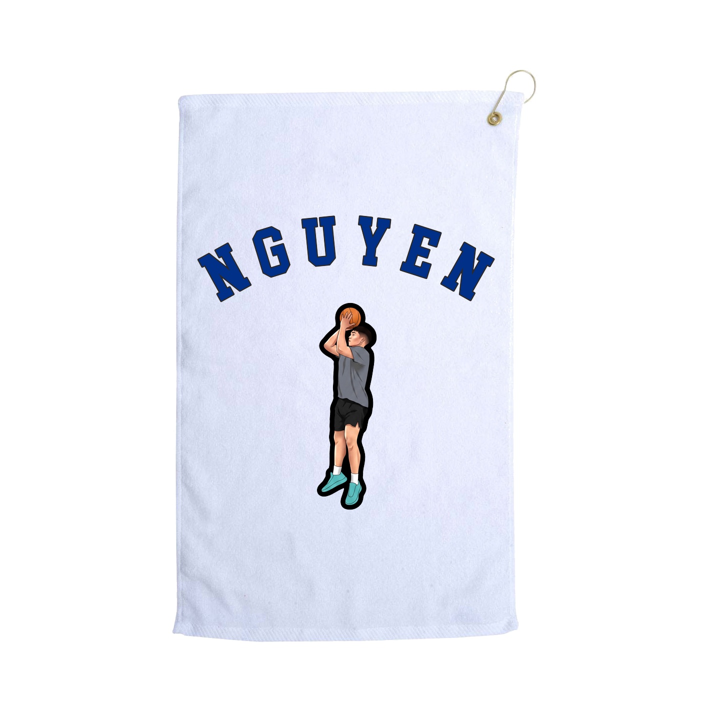 Golf Towel — Shirsey Arch in White