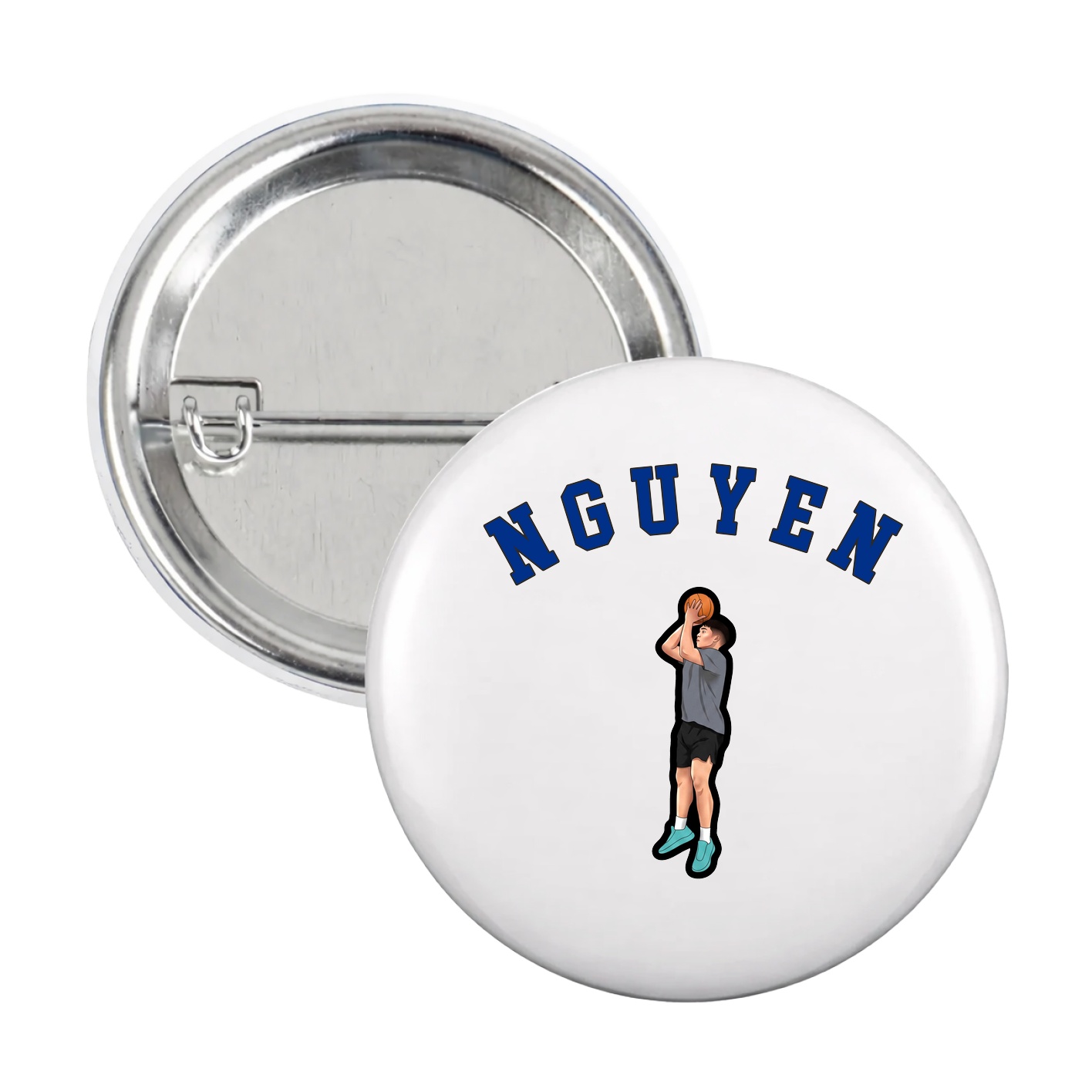 Game Day Button — Shirsey Arch in White