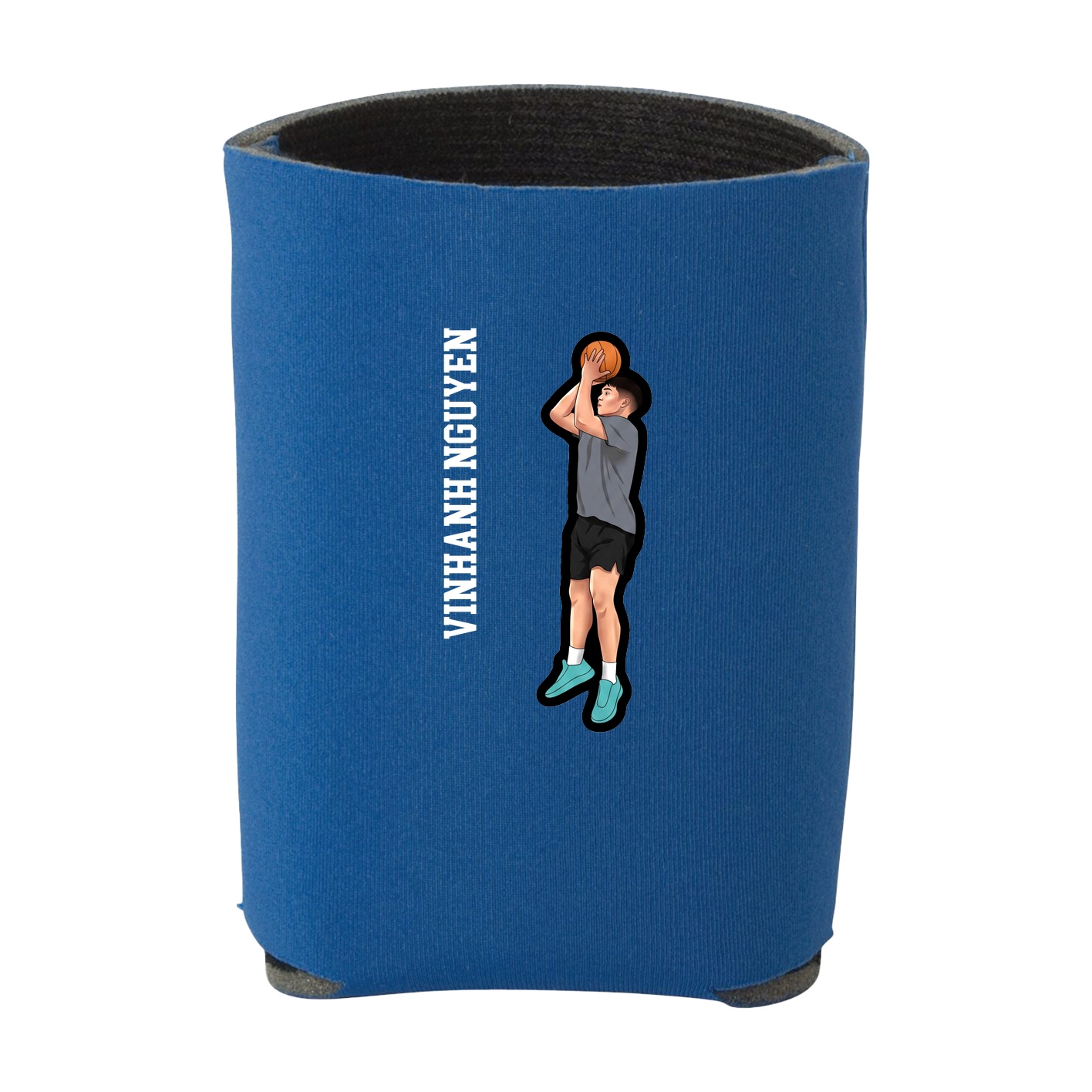 Can Holder — Name Vertical in Royal