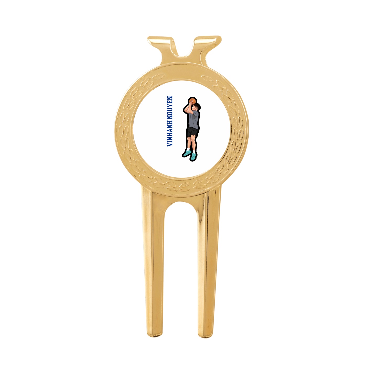 Divot Tool with Ball Marker — Name Vertical in Classic