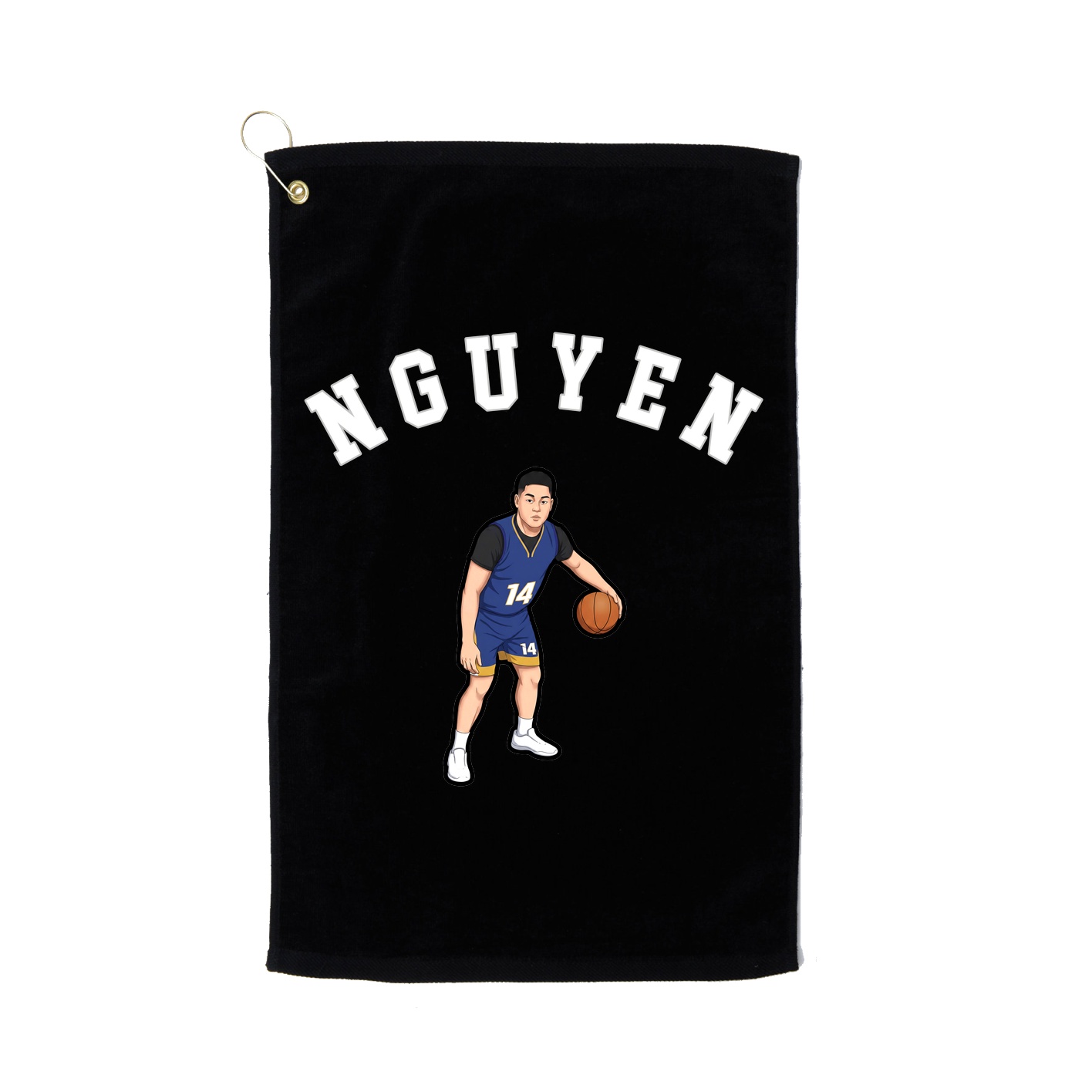 Golf Towel — Shirsey Arch in Black