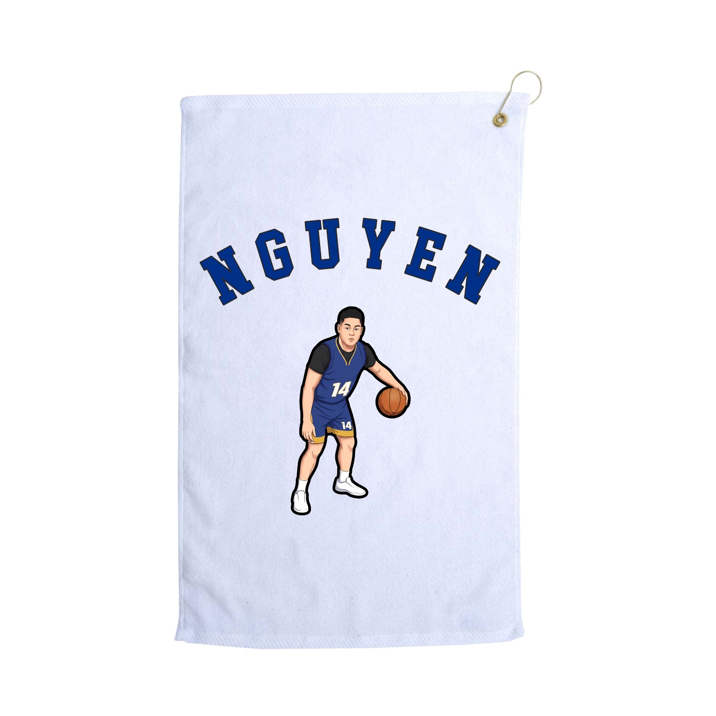 Golf Towel — Shirsey Arch in White