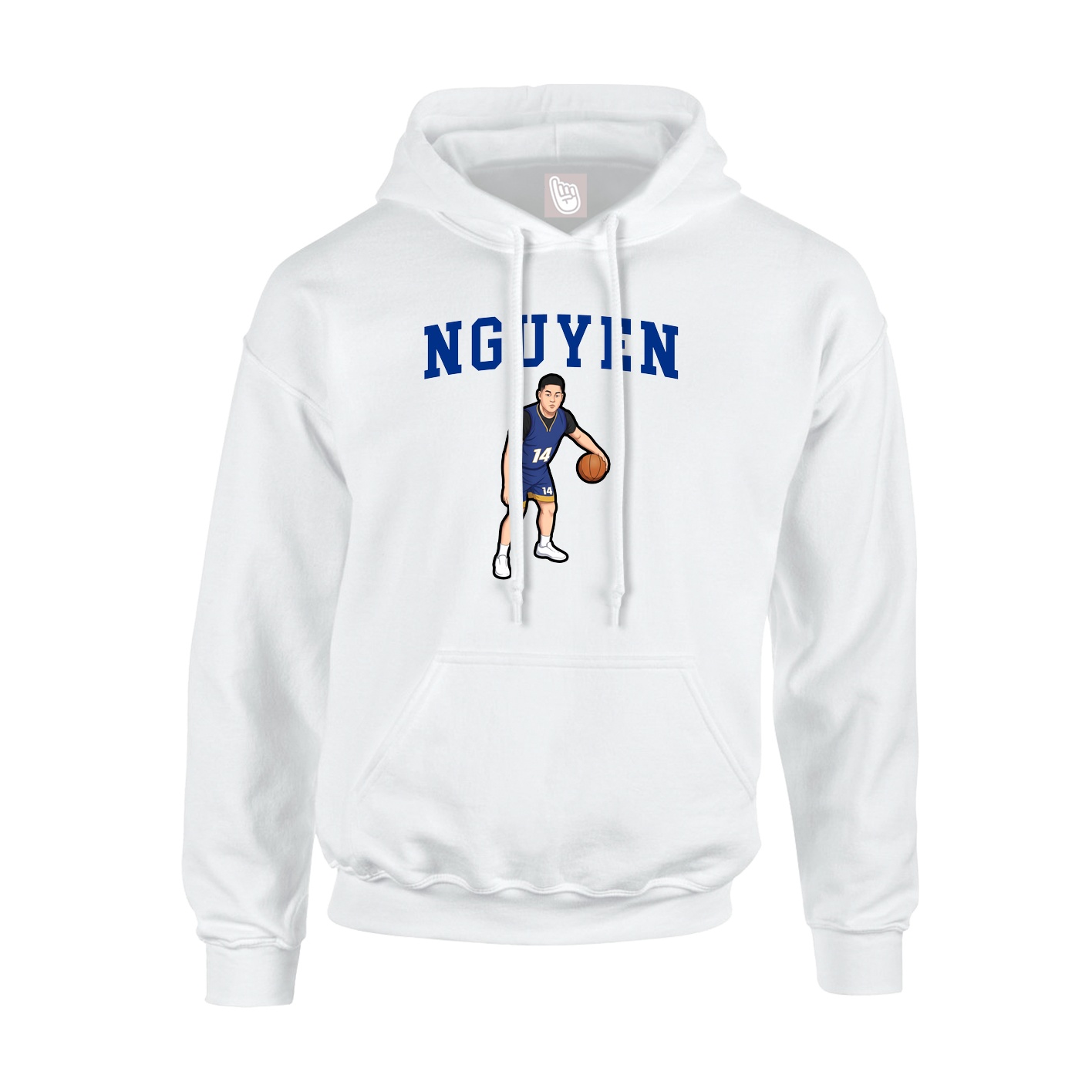 Hoodie — Shirsey in White