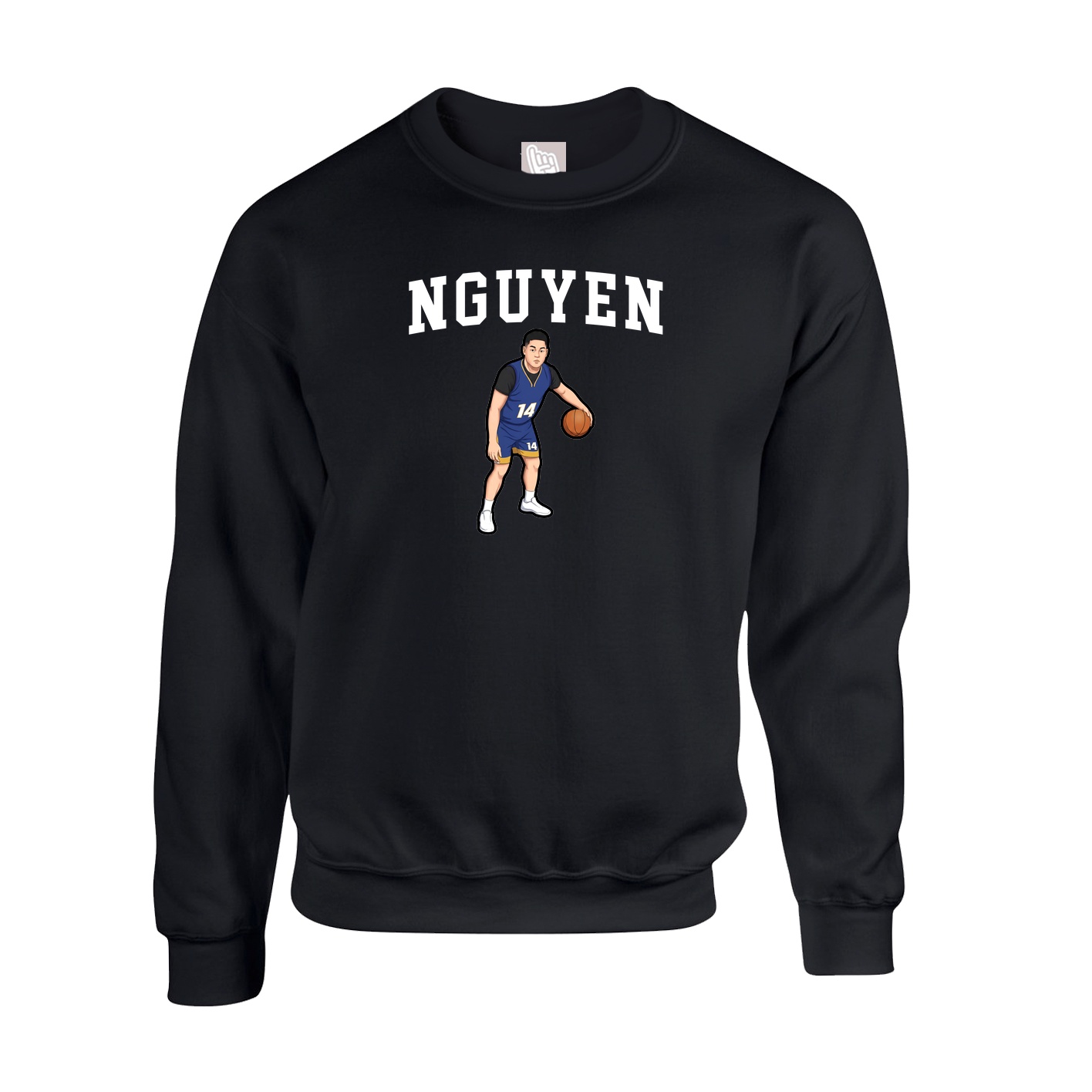 Fleece Crew — Shirsey in Black