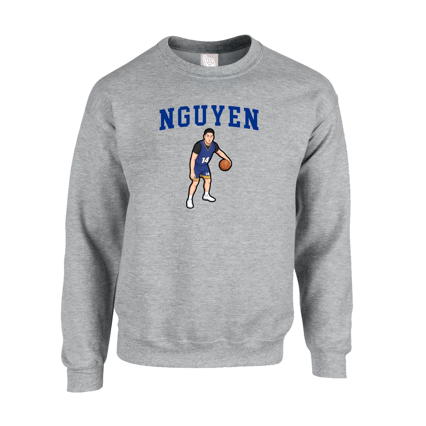 Fleece Crew — Shirsey in Grey