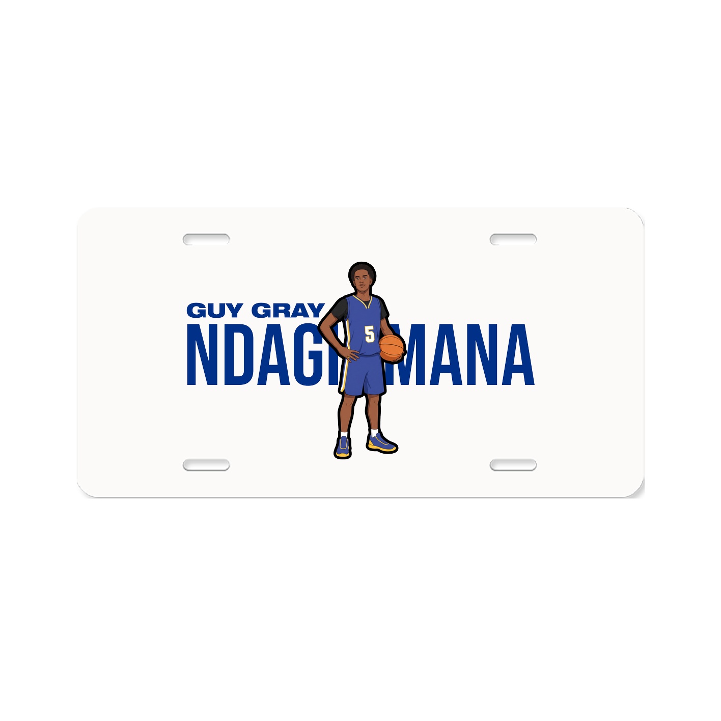 License Plate — Player Name in Classic