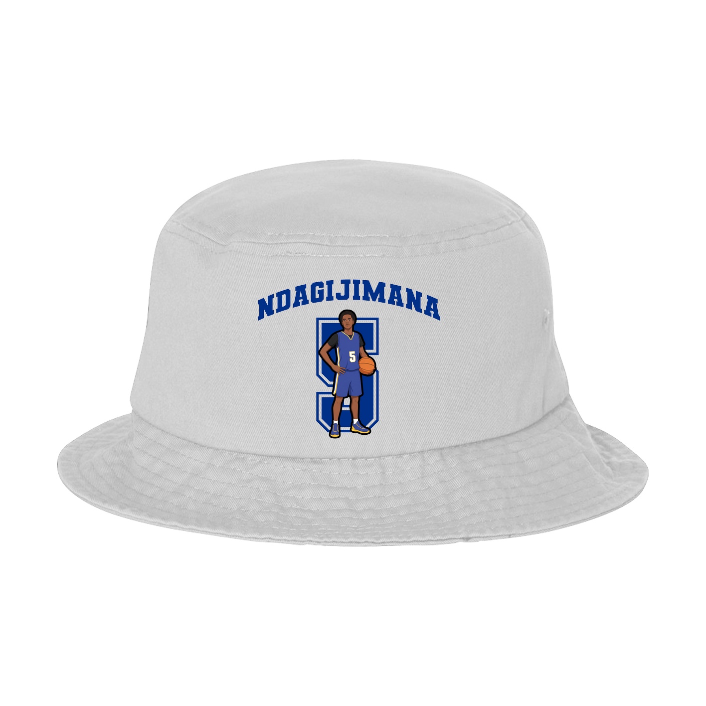 Bucket Cap — Number in White