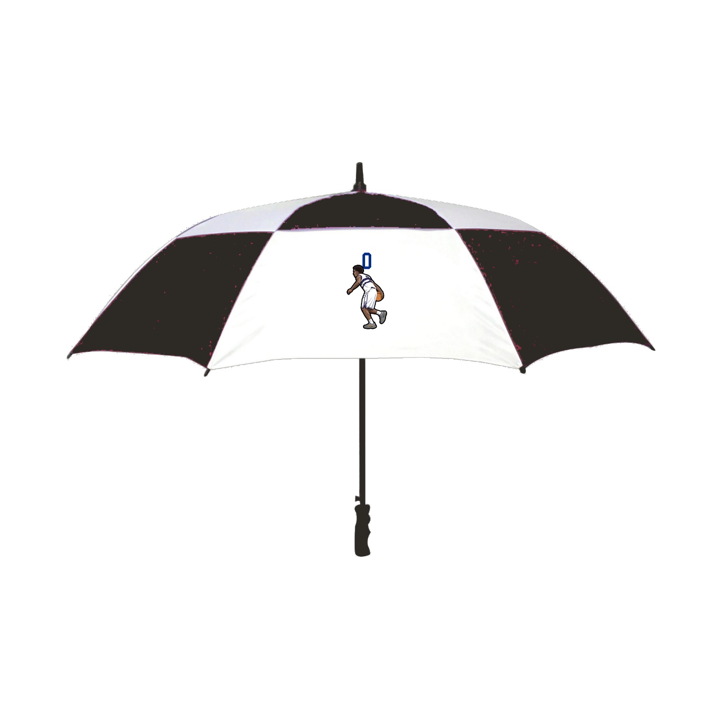 Golf Umbrella — Number Top in Black