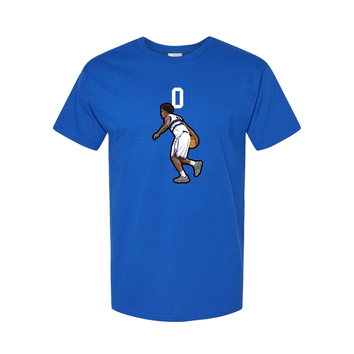 Youth Tee — Number Top in Royal
