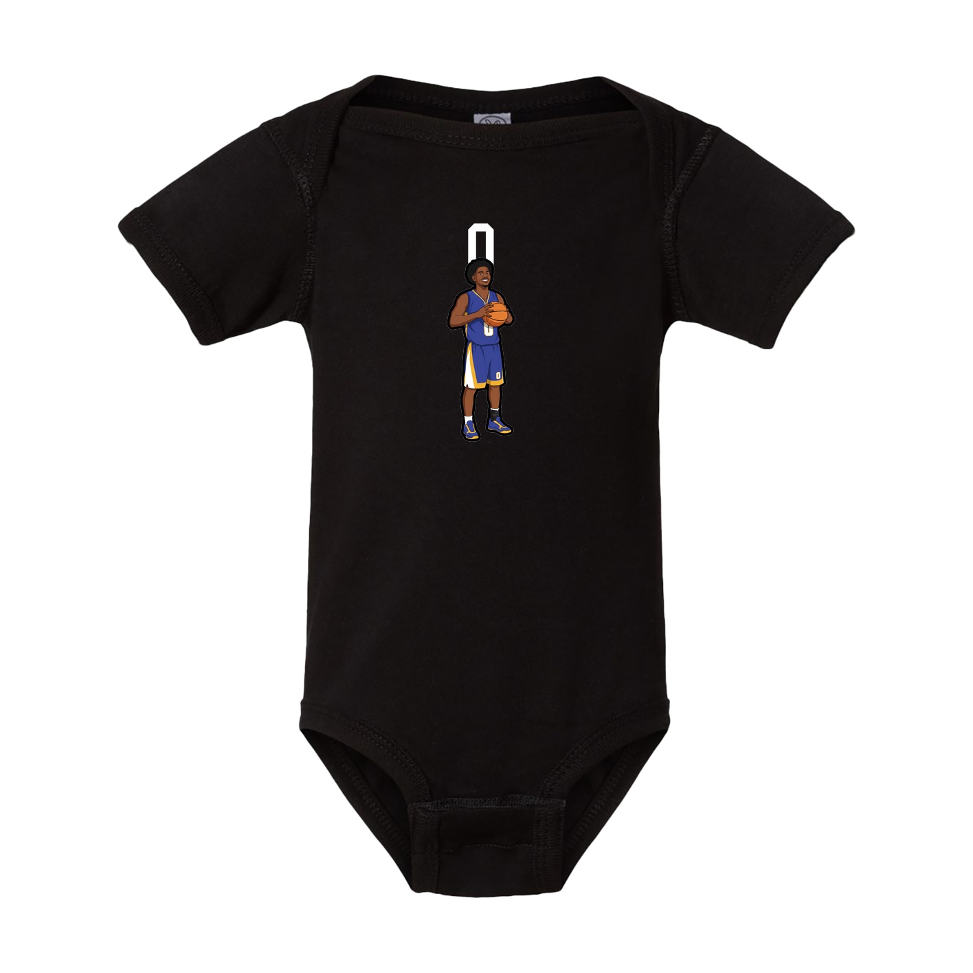 Baby Onesie — Number Top in Black